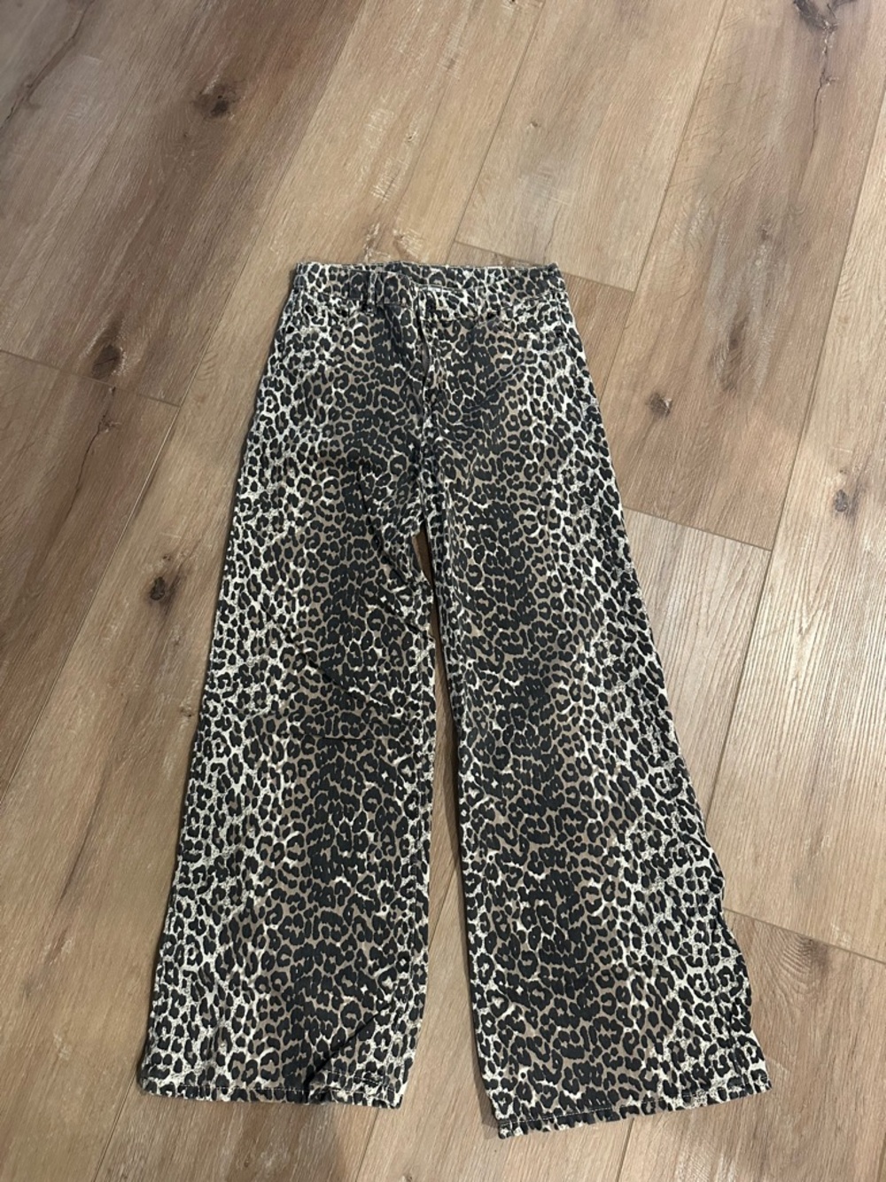 Girls Tractr Leopard Print Pants